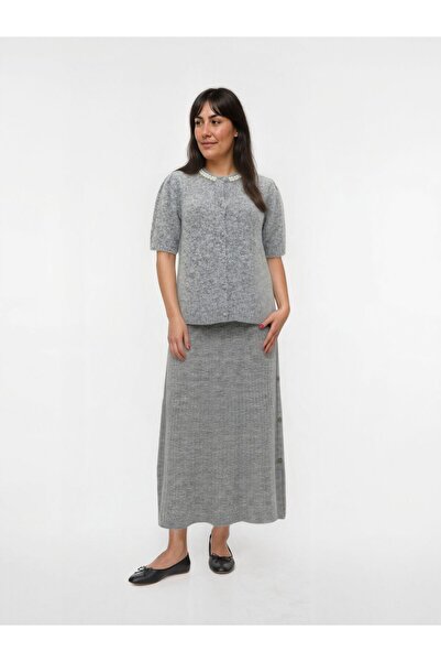 Veromoda Curve Knitted skirt VMCSALLY Midi skirt