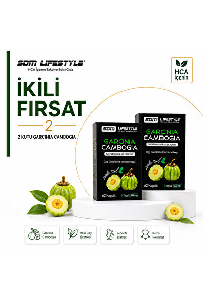 SDMLifeStyle Garcinia Cambogia Ekstresi HCA İçeren Takviye Edici Gıda [60] Ka...