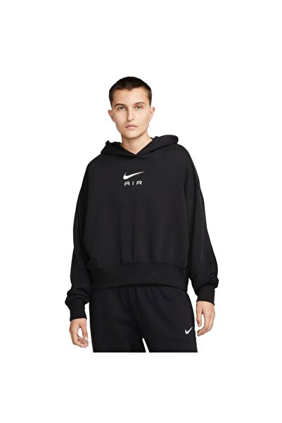 Nike W NSW AIR FLC HOODIE DQ6915-010 Μαύρο