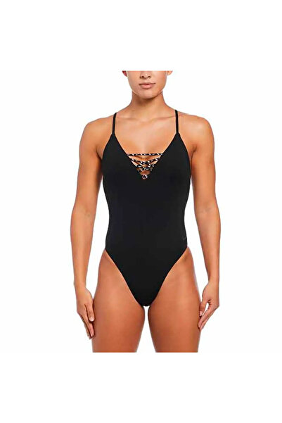 Nike SNEAKERKINI 2.0 CROSSBACK ONE PIECE NESSE238-001 Μαύρο