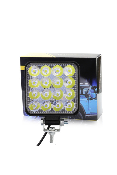Choice 1 pc 12V 24V LED Floodlight Car ATV Off-Road Driving Fog Lamp White Wo...