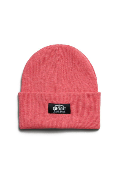 SUPERDRY Κλασικό Πλεκτό Σκουφάκι W9010162A-1JF Ροζ