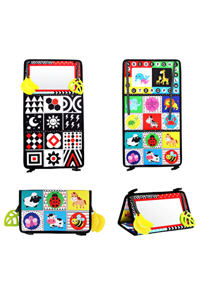 Choice3 B Animals Baby Cloth Book with Distorting Mirror - Soft Cartoon Monte...