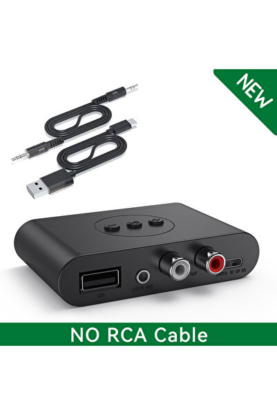 Choice No RCA Cable NFC Bluetooth Audio Receiver 3.5mm AUX RCA USB U-Disk Ste...