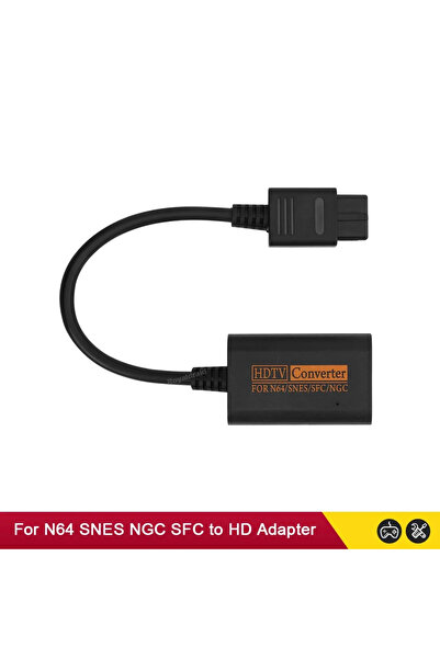 Choice 1PCS Full Digital 720P HDTV Gamecube SNES GC Plug Play For N64 to HDMI...