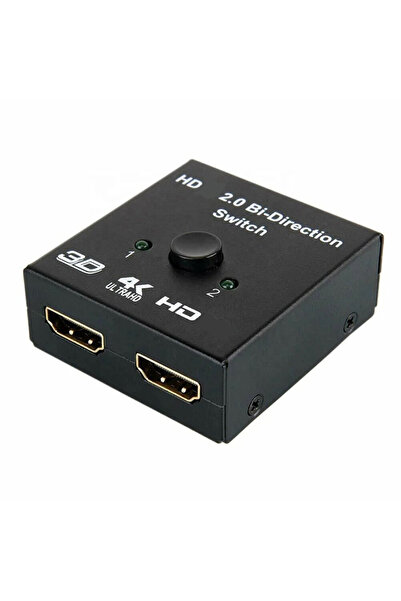 Choice Black HDMI-compatible 2.0 2 Port 4K 1080P 2x1 1x2 Switch KVM Bi Direct...