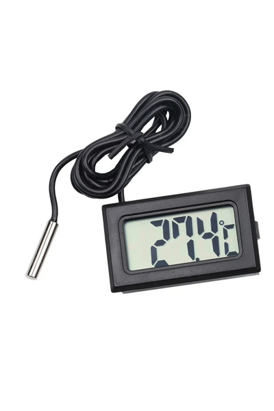 Choice black Car Digital Thermometer Mini LCD Temperature Indoor Outdoor Aqua...