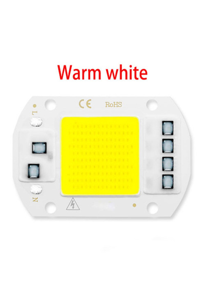 Choice 50W 220 V Cold White 6PCS/lot COB LED Lamp Chip Diode Grow Plant Light...
