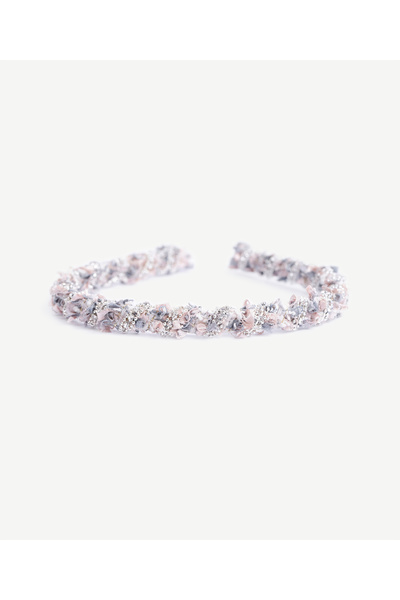 Yargıcı Tweed Crown with Orange Stone Detail