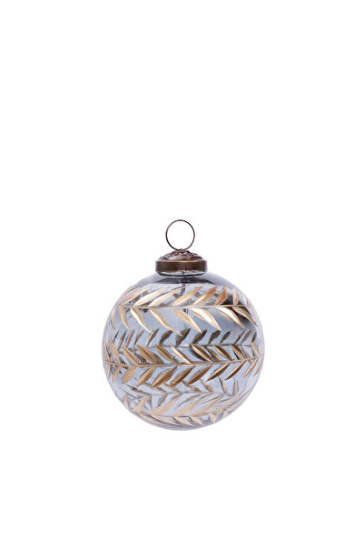 Yargıcı Round Glass Tree Ornament (8 cm)