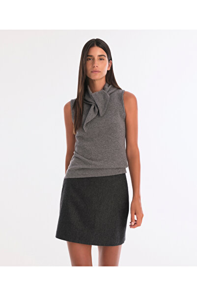 Yargıcı Wool Cashmere Regular Crew Neck Sleeveless Pullover