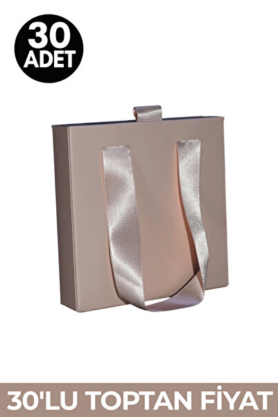 Majoral Box Mojoral Box 30'lu Paket Büyük Boy Çantalı Takı Kutusu(12x12cm) - ...