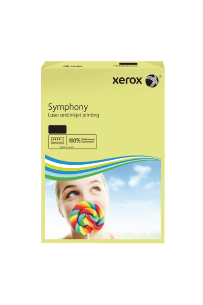Xerox ورق نسخ سمفوني أصفر A4 - 500 قطعة، 80 جرام، 3R93975