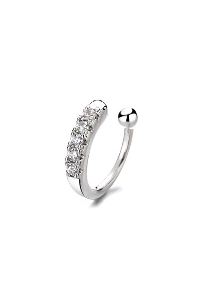 Choice1 Hoop Face Nose Rings & Studs Silver Color Fashion Copper Fake Nose Ri...