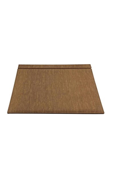 inn design Desk Mat Single Piece Covered Ab-I Life Jeans Brown Ts-1132
