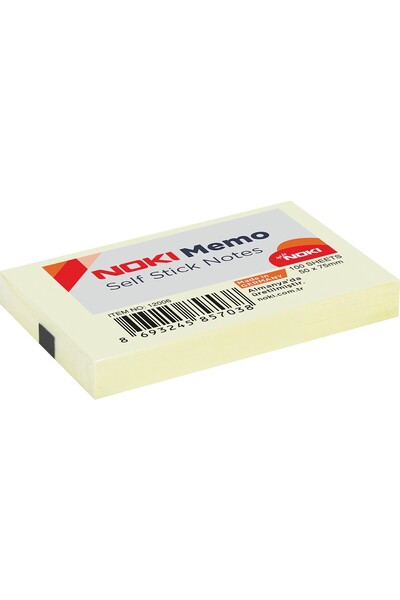 Noki Lepilni papir za beleške 100 listova 51x75mm žuti 12006 (paket od 12)