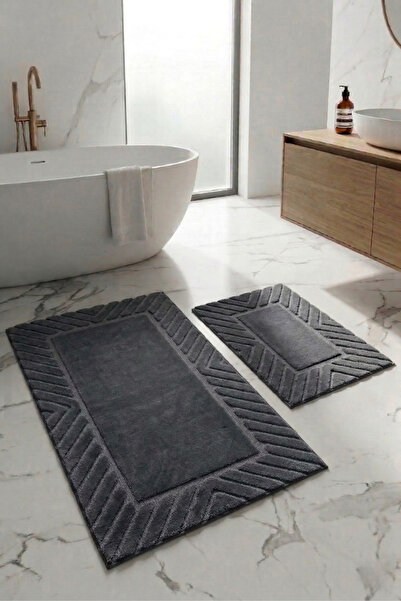 neşe home collection Bathroom Mat Set of 2 |   Machine Washable |   Stain-Res...