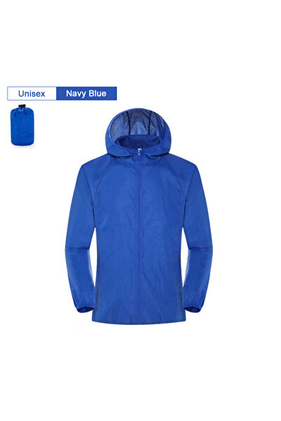 Choice XL Unisex Navy Blue JNLN Men Women Hiking Jacket Waterproof Quick Dry ...