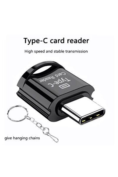 Choice Black New Type C To Micro-SD TF Adapter Cardreader Mini High Speed Sma...