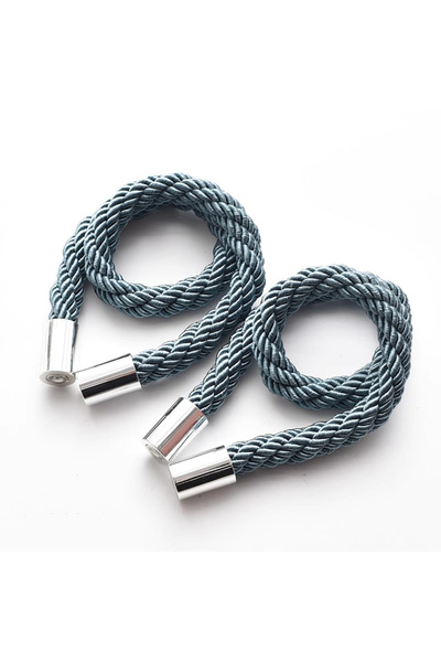 Choice1 Universal code Gray blue-2pcs 2pcs Curtain Strap Thick Rope Magnetic ...