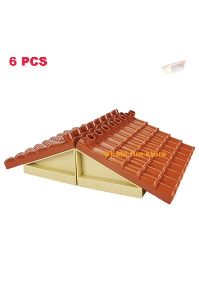 Choice31 ملحقات مكعبات بناء كبيرة الحجم ذات سقف مزدوج الجوانب، منزل حيوانات، ...