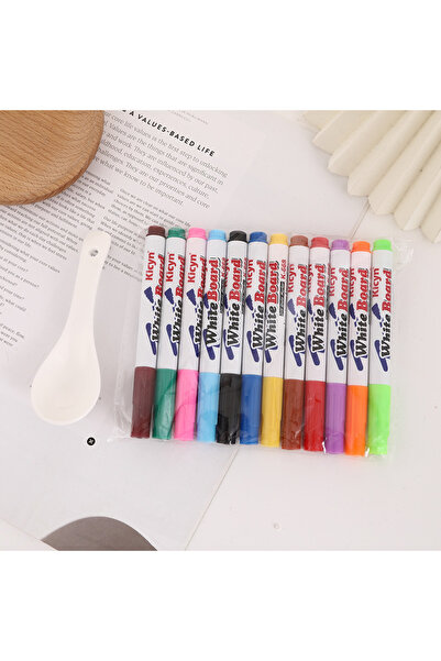 Choice4 12PCS with Spoon 8/12 Colors Magical Water Floating Student Painting ...