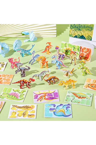 choice2 Random pattern 30pcs 30Pcs Mini Animal DIY Jigsaw Puzzles Toys for Ki...