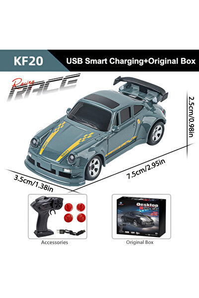 Choice سيارة KF20 الخضراء OB KF20 1/64 عالية السرعة للانجراف تعمل بالتحكم عن ...