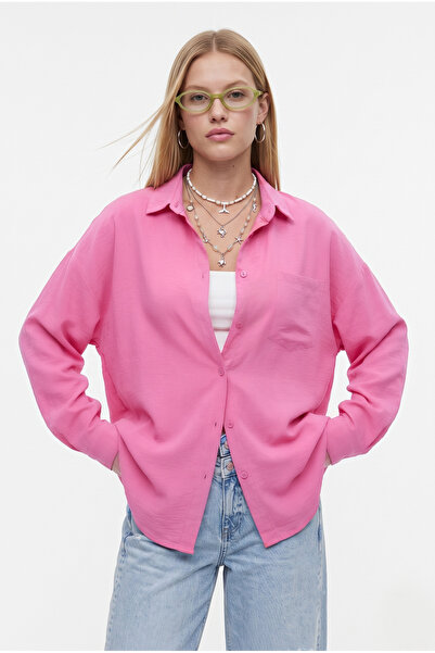 Ritnice Дамска ленена риза Well Pink