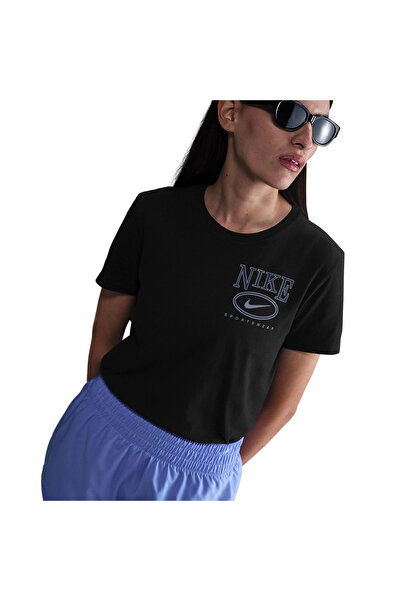 Nike W NSW CLUB SS TEE CC IB2447-010 Μαύρο