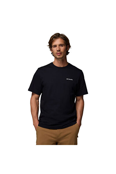 Columbia CSC OUTDOOR TEE ΜΕ ΓΡΑΦΙΚΟ ΣΧΕΔΙΟ ΣΤΗΝ ΠΛΑΤΗ 155021-011 Μαύρο