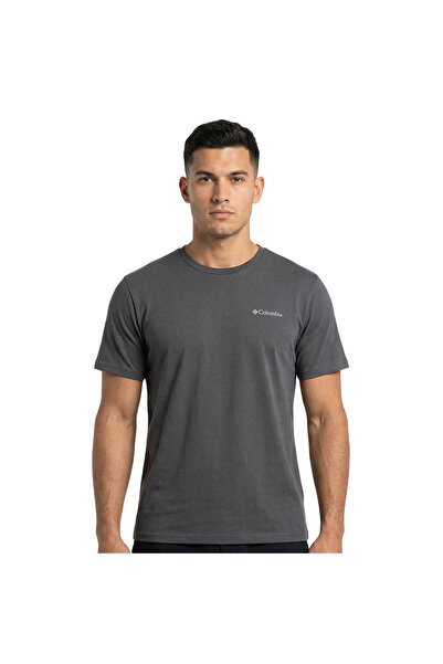Columbia CSC OUTDOOR TEE ΜΕ ΓΡΑΦΙΚΟ ΣΧΕΔΙΟ ΣΤΗΝ ΠΛΑΤΗ 155021-023 Ανθρακί