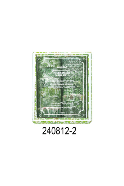 choice2 240812-2 18 Rolls, Four Seasons Themed Plants, Flowers Washi Tape for...