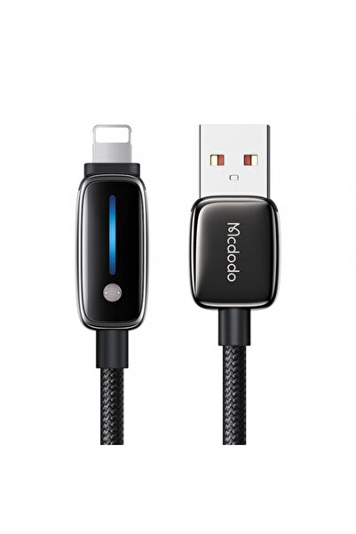 Mcdodo Cablu Date si Incarcare USB-A - Lightning CA-0010, 18W, 1.2m, Negru