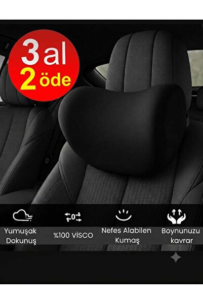 Viscomina Visco Arac Oto Boyun Destek Yastıgı Orjinal Visco Baş Yastıgı Ortop...