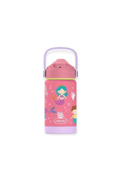 SipnJoy - FlipSip Çocuk Su Termosu | 360 ml - Mermaid Dream