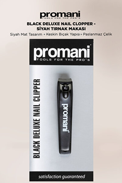 Promani Siyah Tırnak Makası (DELUX) Pr-110