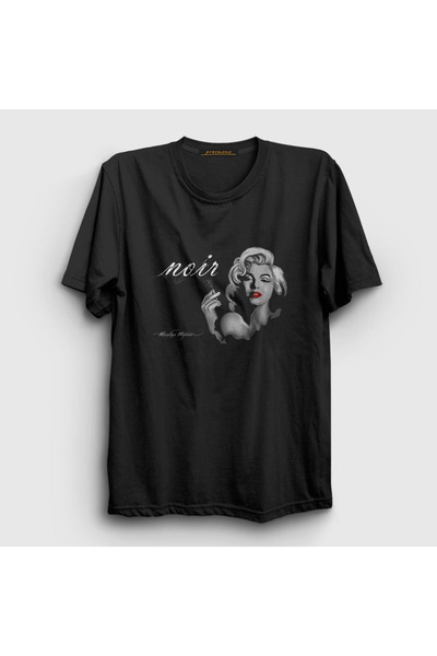 Presmono Unisex crna noir Marilyn Monroe T-shirt 39098tt