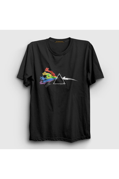 Presmono Unisex Black Rabbits Pink Floyd T-Shirt 76751Tt