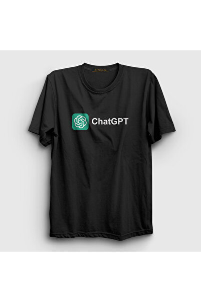 Presmono Tricou unisex negru cu logo Ai Chatgpt Artificial Intelligence 442370tt