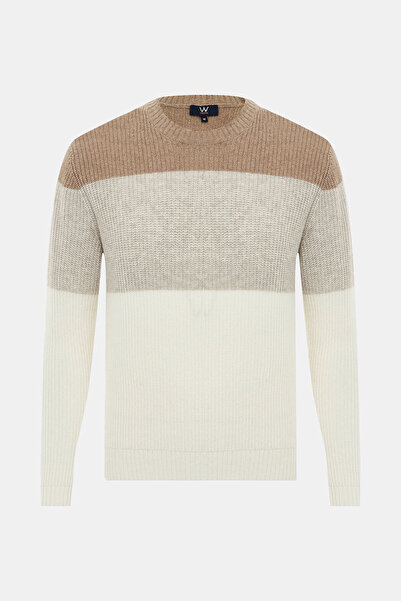 W Collection BEJ TRİKO KAZAK