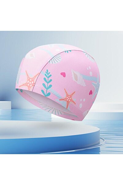 Choice4 A1 Children Pool Swimming Cap Cartoon Animal Print Waterproof High El...