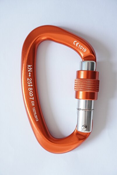 Choice3 Orange Outdoor Professional Rock Climbing Accessories Aluminum Carabi...