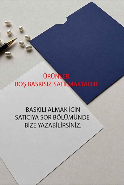 Luna Davetiye Düğün, Nişan, Nikah Davetiyesi (50 Adet)