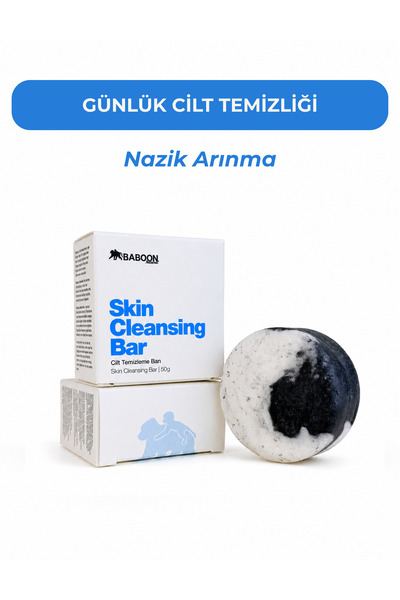 Baboon Natural Baboon Cilt Temizleme Barı - Kömür & Salisilik Asit