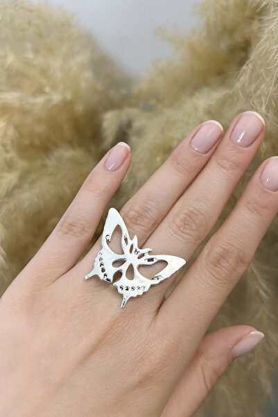 Herşey Nota Gothic Butterfly Ring – a Symbol of Transformation, Freedom, and ...