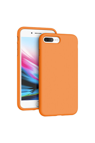 Casey Studios iPhone 7 Plus/8 Plus Силиконов калъф, с микрофибър, тънък, защи...