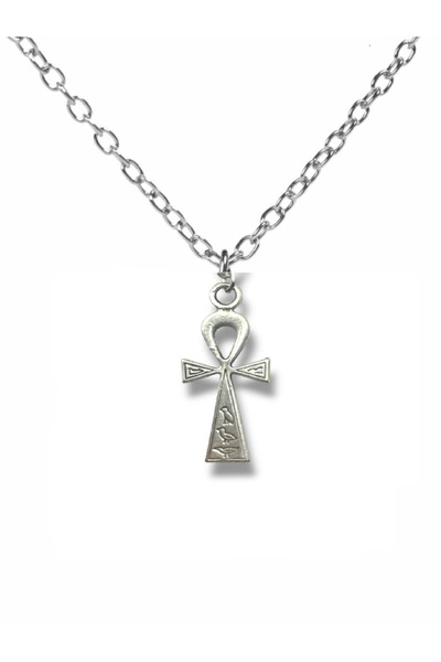 Herşey Nota Ankh Anahtarı – Nil’in Anahtarı Kolye – Unisex Metal Takı, 60 cm ...
