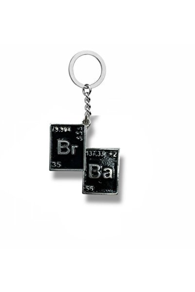 Herşey Nota Breaking Bad Black Metal Keychain – Tv Series and Cinema Themed U...