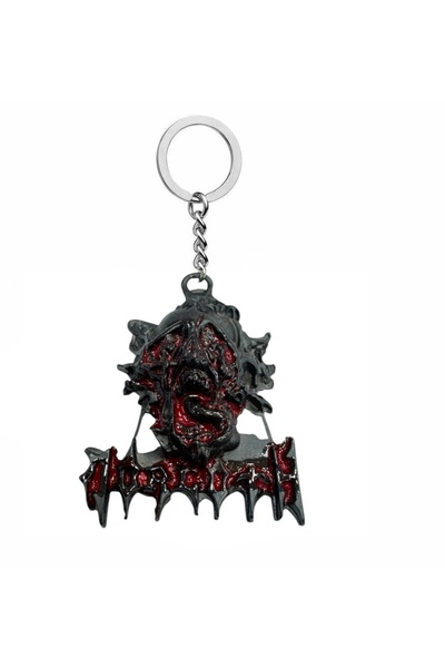 Herşey Nota Lord of the Rings Morgoth Logo Keychain – Unisex Fantastic Accessory
